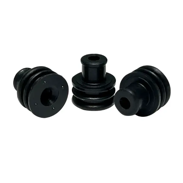 Schwarze wasserdichte Dichtungsteile