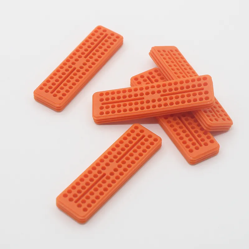 Orangefarbene Steckerdichtung